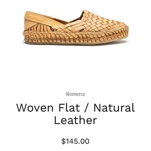 Mohinders Woven Flat Natural Leather